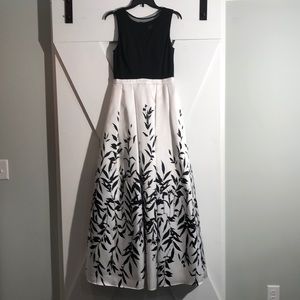 Black & White Prom Dress